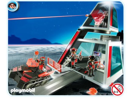 PLAYMOBIL PLANETE DU FUTUR 5153 QUARTIER GENERAL DES DRAKSTERS