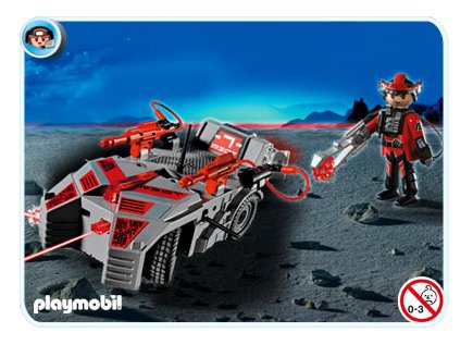 PLAYMOBIL PLANETE DU FUTUR 5156 VEHICULE DES DARKSTERS RADIOCOMMANDE