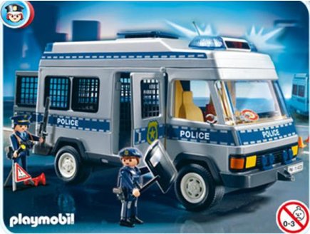 PLAYMOBIL POLICE 4023 FOURGON DE POLICE