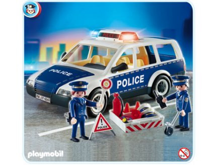 PLAYMOBIL POLICE 4260 VOITURE DE POLICE ET PATROUILLE