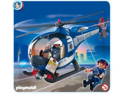 PLAYMOBIL POLICE 4267 HELICOPTERE DE POLICE