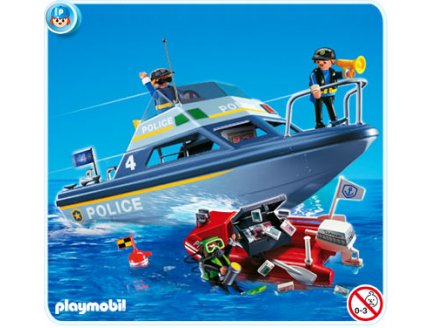 PLAYMOBIL POLICE 4429 VEDETTE DE POLICE
