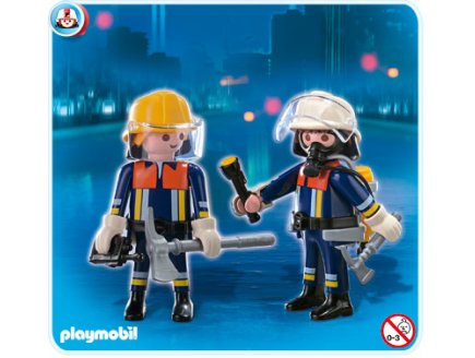 PLAYMOBIL POMPIER 4914 DUOPACK POMPIERS