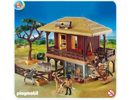 PLAYMOBIL SAFARI 4826 CENTRE DE SOINS POUR ANIMAUX SAUVAGES