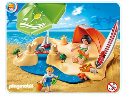 PLAYMOBIL VACANCES 4149 COMPACTSET VACANCES A LA PLAGE
