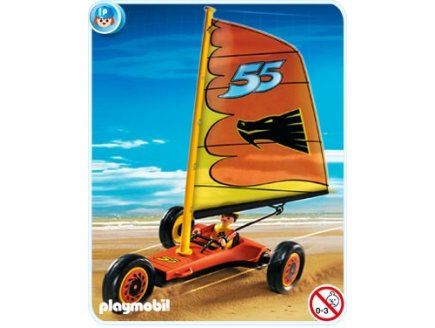PLAYMOBIL VACANCES 4216 CHAR A VOILE