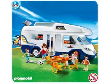 PLAYMOBIL VACANCES 4859 GRAND CAMPING CAR FAMILIAL
