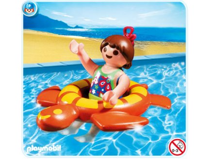 PLAYMOBIL VACANCES 4860 FILLETTE AVEC BOUEE