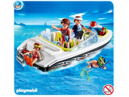 PLAYMOBIL VACANCES 4862 HORS BORD NOIR