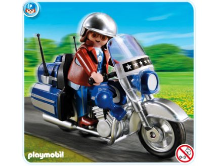PLAYMOBIL VACANCES 5114 MOTO DE ROUTE