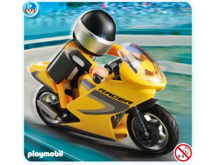 PLAYMOBIL VACANCES 5116 MOTO DE COURSE