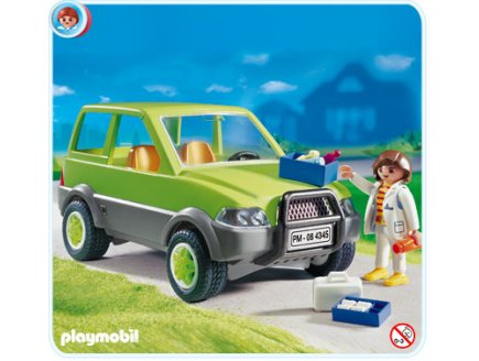 PLAYMOBIL VETERINAIRE 4345 VETERINAIRE AVEC 4x4