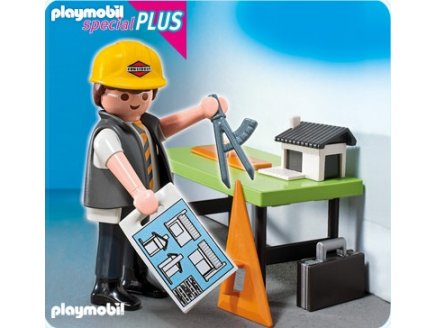 PLAYMOBIL VIE DE CHANTIER 4038 PELLETEUSE GEANTE