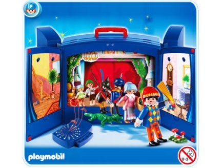 PLAYMOBIL VIE EN VILLE 4239 THE�TRE TRANSPORTABLE