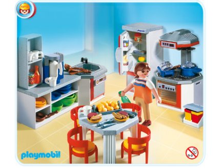 PLAYMOBIL VIE EN VILLE 4283 CUISINE EQUIPEE