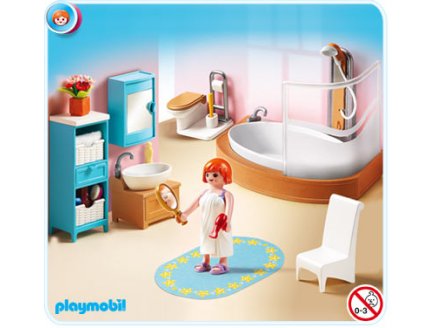 PLAYMOBIL VIE EN VILLE 5330 SALLE DE BAIN AVEC BAIGNOIRE