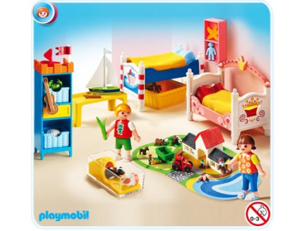 PLAYMOBIL VIE EN VILLE 5333 CHAMBRE DES ENFANTS AVEC JOUETS