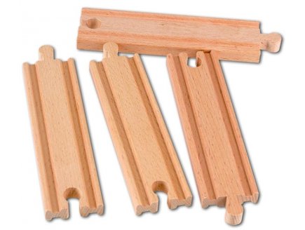 RAILS COURTS ET DROITS EN BOIS