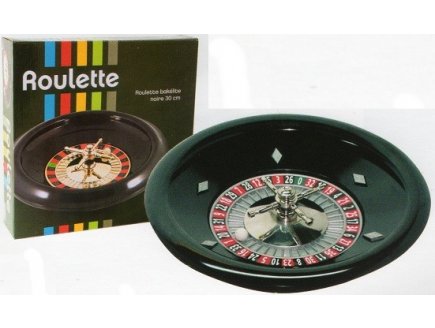 SMIR - ROULETTE BAKELITE 30 CM - JEU DE CASINO