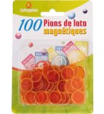 100 PIONS MAGNETIQUES ORANGE - LOTOQUINE - ACCESSOIRE LOTO