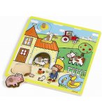 12 PIECES - PUZZLE EN BOIS NOMBRES