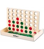 4 A LA SUITE GEANT XXL EN BOIS - PUISSANCE 4 - PLEIN AIR - JEU DE STRATEGIE