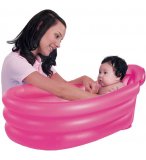 BAIGNOIRE GONFLABLE BEBE DE VOYAGE ROSE - PISCINE GONFLABLE BEBE - BESTWAY - JEU PLEIN AIR