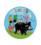 BALLON EN PLASTIQUE BLEU BARBAPAPA 14 CM - MONDO - JEU PLEIN AIR