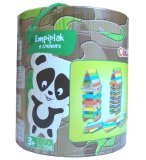 BARIL EMPIPLAK DE 150 PLANCHETTES DE COULEURS EN BOIS - OKO�A - JEU DE CONSTRUCTION - JOUET EN BOIS