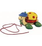 BEEBOO - TORTUE EN BOIS A TIRER - JOUET A TIRER