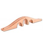BEEBOO - TRAIN EN BOIS - PONT EN 2 PIECES EN BOIS