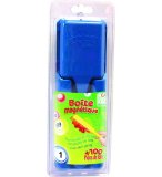 BOITE MAGNETIQUE BLEU + 100 PIONS LOTO - LOTOQUINE - ACCESSOIRE LOTO