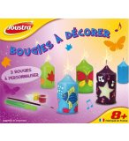 BOUGIES A DECORER - LOISIR CREATIF BOUGIES - JOUSTRA - 42099