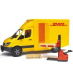 CAMION DHL MERCEDES SPRINTER + TIRE PALETTE - BRUDER - 02534 - VEHICULE DE JEU