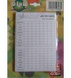 CARNET FEUILLES DE MARQUE JEU DE YAM'S