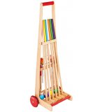 CHARIOT DE CROQUET EN BOIS 6 JOUEURS - JANOD - 03244 - JEU D'ADRESSE