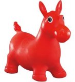 CHEVAL SAUTEUR ROUGE HOP HOP PONEY - BALLON SAUTEUR - JEU PLEIN AIR