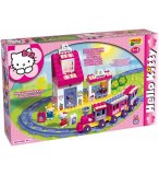 CIRCUIT DE TRAIN ET GARE HELLO KITTY - JEU DE CONSTRUCTION - BIG