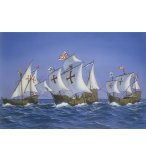 COFFRET PRESTIGE MAQUETTES BATEAUX 1492 CHRISTOPHE COLOMB - ECHELLE 1/75 - HELLER - 52910