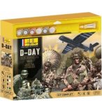 COFFRET THEMATIQUE D DAY AIR ASSAULT MAQUETTES 3 MODELES - ECHELLE 1/72 - HELLER - 52313