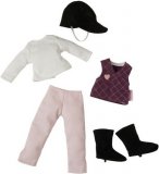 COROLLE - T2479 - HABIT 33 CM - ENSEMBLE CAVALIERE - ACCESSOIRE POUPEE - LES CHERIES (18)
