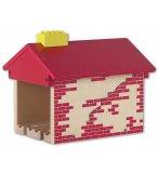 DEPOT TRAINS EN BOIS - ACCESSOIRE CIRCUIT TRAIN - BEEBOO - JOUET EN BOIS