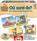 EDUCA - 14562 - JEU EDUCATIF BOIS - OU SONT ILS ?