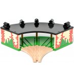 GARE DE TRIAGE TRAINS EN BOIS - ACCESSOIRE CIRCUIT TRAIN - BEEBOO - JOUET EN BOIS