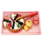 GATEAU D'ANNIVERSAIRE EN BOIS - BINO - 83413 - JEU IMITATION