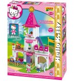 GRAND CHATEAU HELLO KITTY PRINCESSE - UNICO PLUS - 8676 - JEU DE CONSTRUCTION