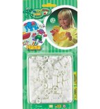 HAMA - 8301 - LOISIRS CREATIFS - PERLES - BLISTER DE 300 PERLES BLANC MAXI
