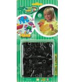 HAMA - 8318 - LOISIRS CREATIFS - PERLES - BLISTER DE 300 PERLES NOIR MAXI