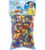 HAMA - 8473 - LOISIRS CREATIFS - PERLES - SACHET DE 500 PERLES ASSORTIES MAXI