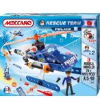 HELICOPTERE DE POLICE MECCANO RESCUE TEAM - VEHICULE - JEU DE CONSTRUCTION - 715111